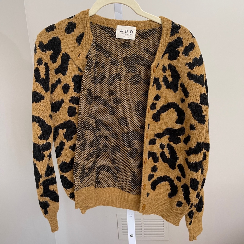 Leopard design Cardigan